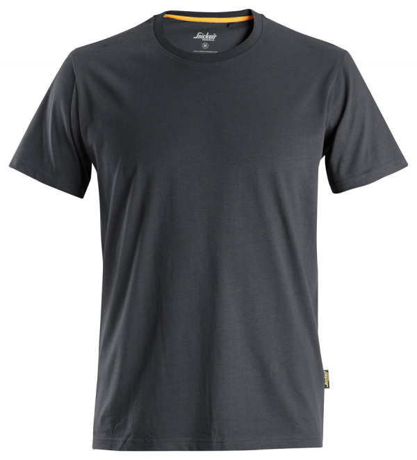 Snickers 2526 T-Shirt ekologisk bomull | Steel grey - 5800 | V-liftverkkokauppa.fi