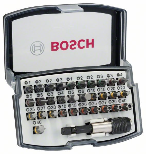 Bosch Extra Hard -ruuvinväänninkärkisarjat, 32 osaa |  | V-liftverkkokauppa.fi